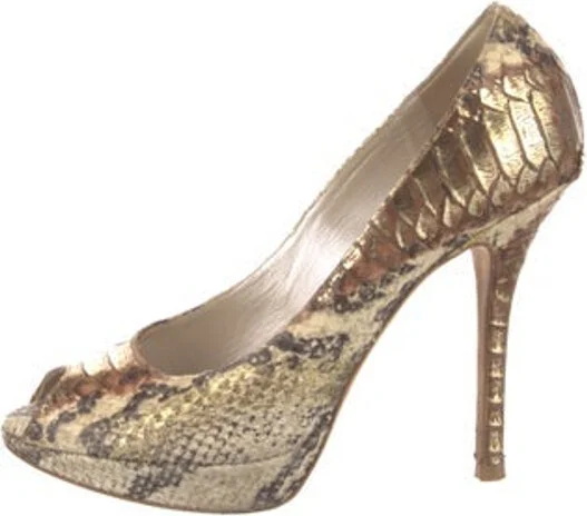 Animal Print, Gold, Metallic