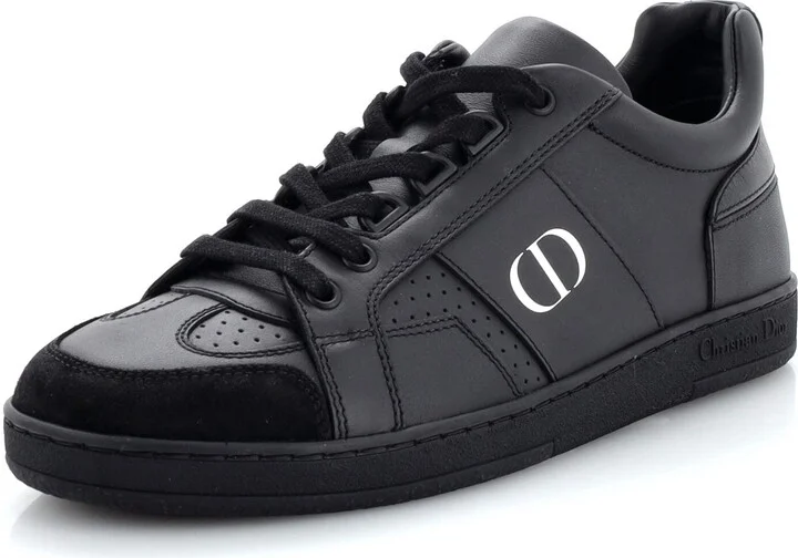 Christian Dior Logo Low-Top Sneakers Leather with Suede