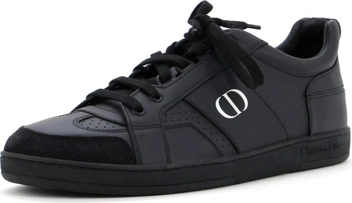Christian Dior Logo Low-Top Sneakers Leather with Suede