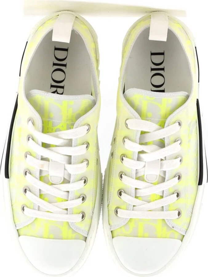 Christian Dior Men's B23 Cap Toe Low-Top Sneakers Oblique Technical Canvas - Image 2