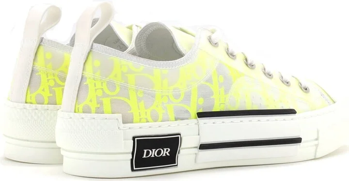 Christian Dior Men's B23 Cap Toe Low-Top Sneakers Oblique Technical Canvas - Image 3