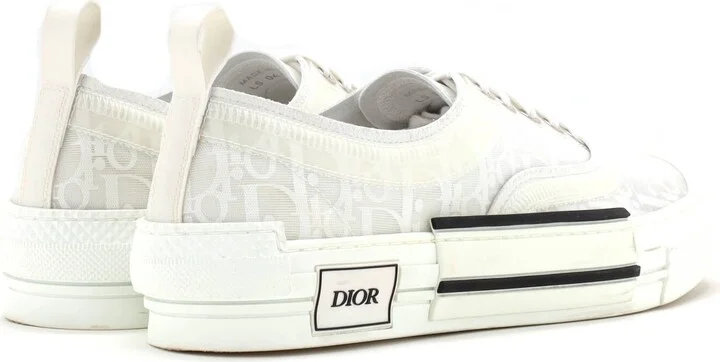 Christian Dior Men's B23 Cap Toe Low-Top Sneakers Oblique Technical Canvas - Image 3