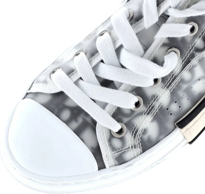 Christian Dior Men's B23 Cap Toe Low-Top Sneakers Oblique Technical Canvas - Image 5