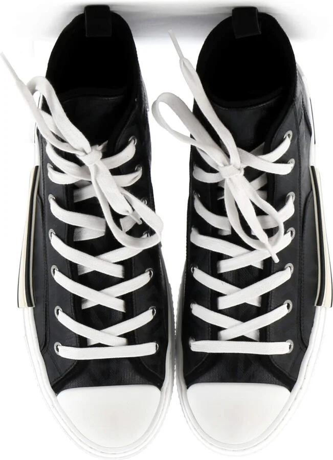 Christian Dior Men's B23 High-Top Sneakers CD Diamond Coated Canvas - Image 2
