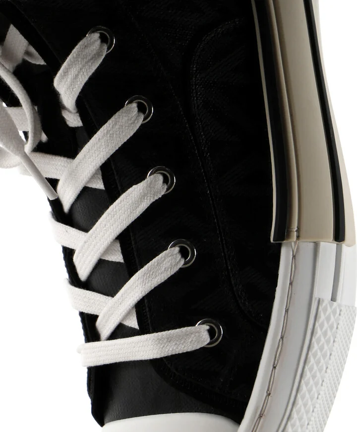 Christian Dior Men's B23 High-Top Sneakers CD Diamond Coated Canvas - Image 5