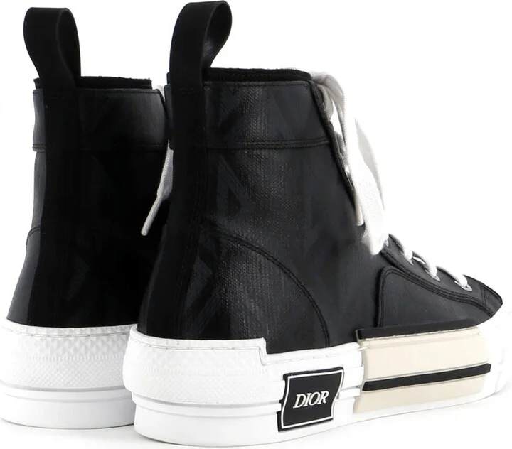 Christian Dior Men's B23 High-Top Sneakers CD Diamond Coated Canvas - Image 3