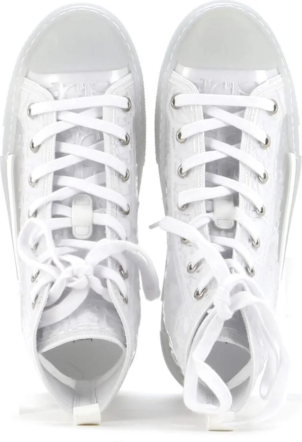 Christian Dior Men's B23 High-Top Sneakers Embossed PVC - Image 2