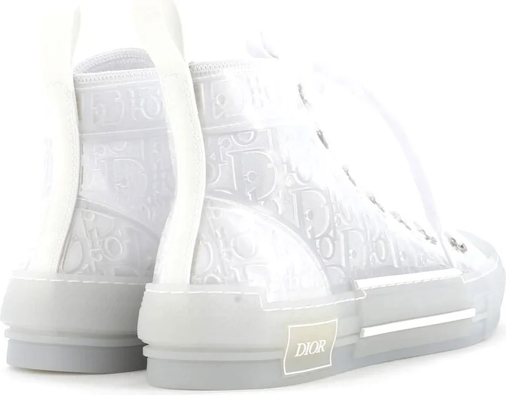 Christian Dior Men's B23 High-Top Sneakers Embossed PVC - Image 3