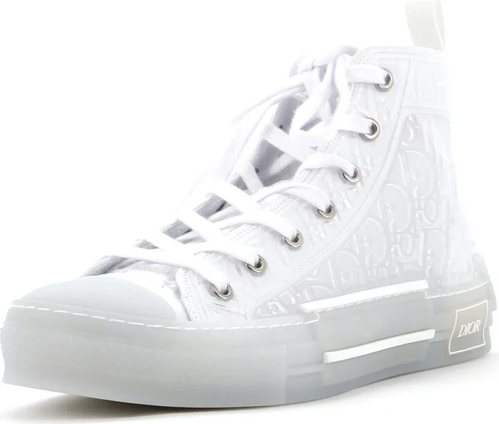 Christian Dior Men's B23 High-Top Sneakers Embossed PVC