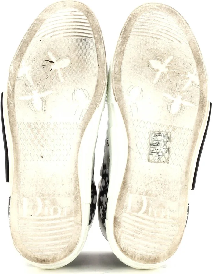 Christian Dior Men's B23 High-Top Sneakers Oblique Coated Canvas and PVC - Image 4