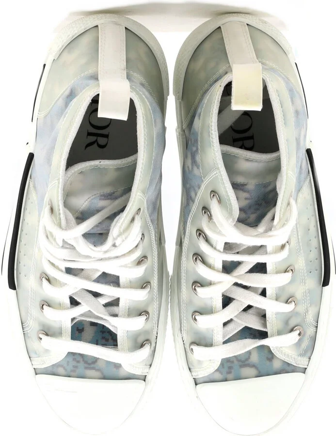 Christian Dior Men's B23 High-Top Sneakers Oblique Coated Canvas and PVC - Image 2