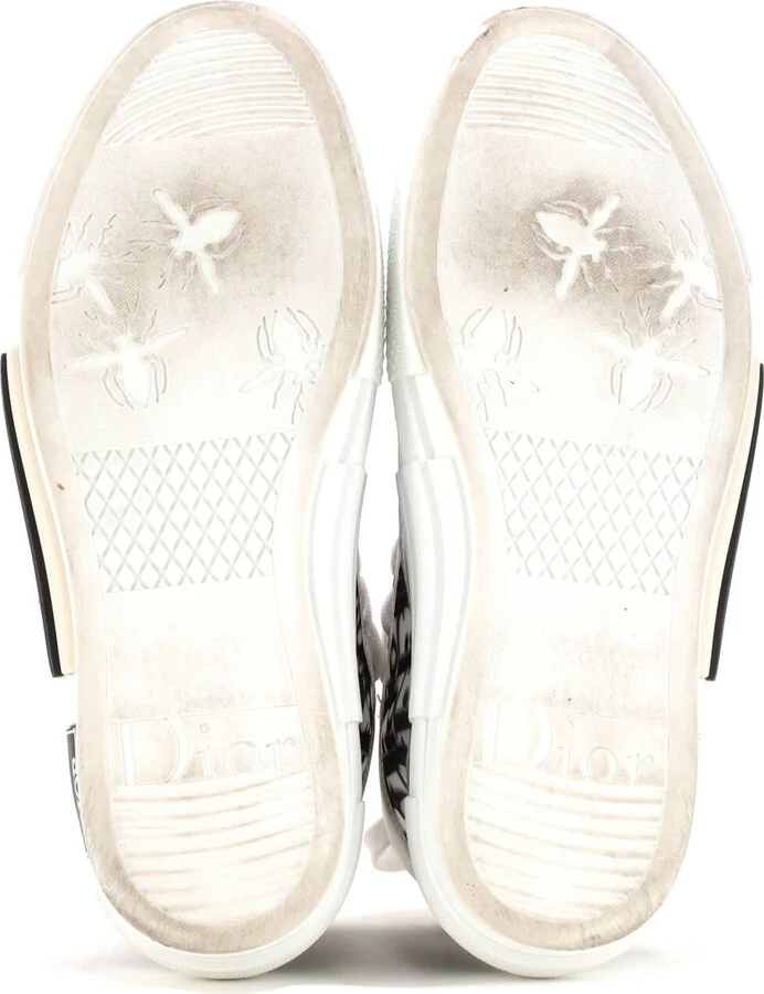 Christian Dior Men's B23 High-Top Sneakers Oblique Coated Canvas and PVC - Image 4