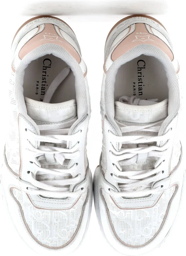 Christian Dior Men's B27 Low-Top Sneakers Leather with Oblique Galaxy Leather - Image 2