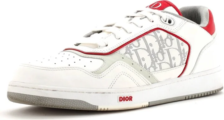 Christian Dior Men's B27 Low-Top Sneakers Leather with Oblique Galaxy Leather
