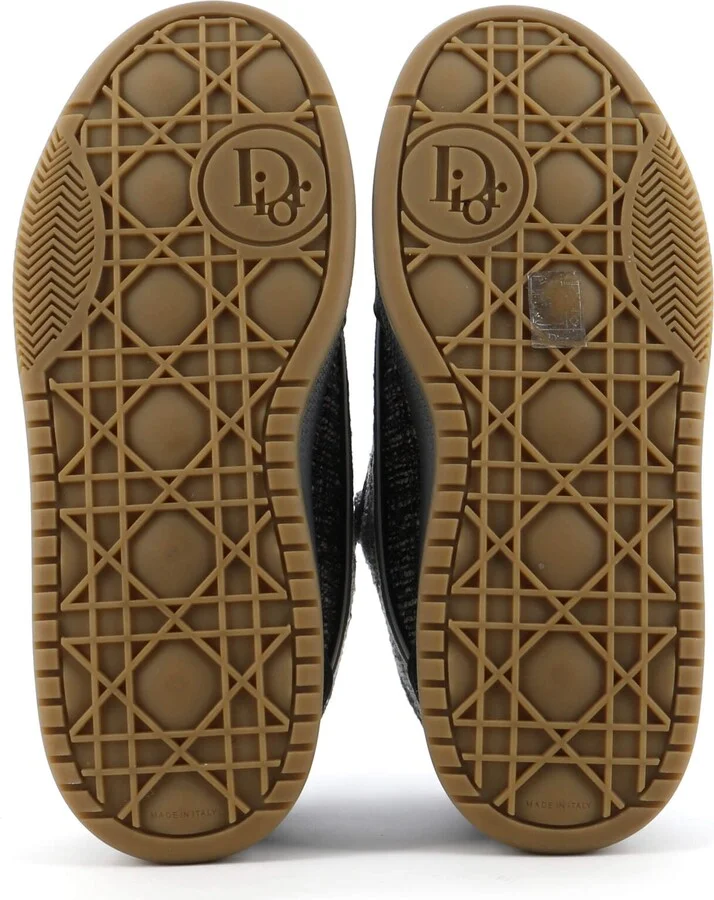 Christian Dior Men's B9S Skater Sneakers Cannage Quilt Tweed - Image 4
