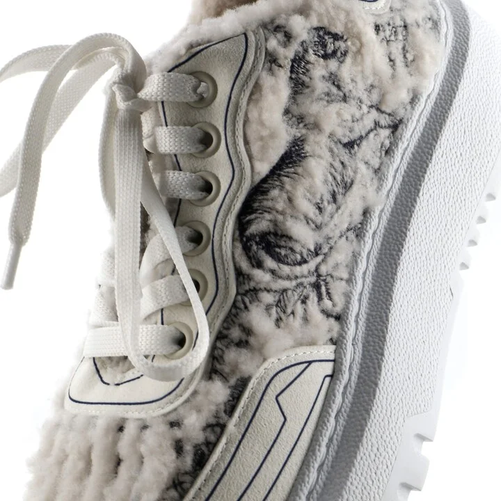 Christian Dior Women's Addict Sneaker Shearling - Image 5