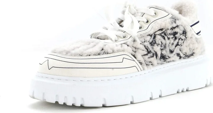 Christian Dior Women's Addict Sneaker Shearling