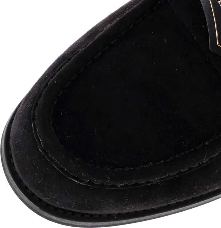 Christian Dior Women's Boy Mules Suede with Shearling - Image 5