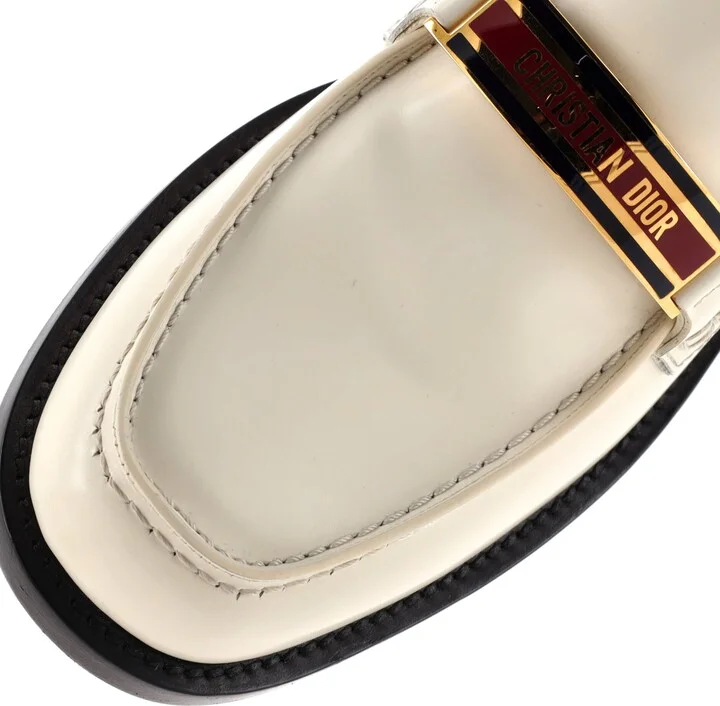 Christian Dior Women's Code Loafers Leather - Image 5