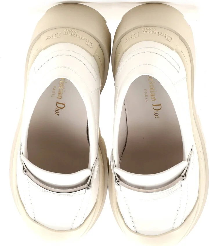 Christian Dior Women's Code Platform Loafers Leather - Image 2