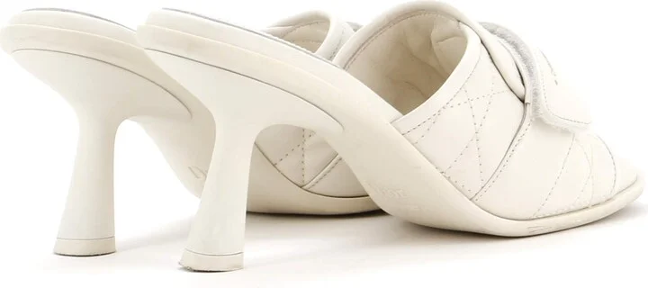 Christian Dior Women's Dio(r)evolution Heeled Slide Sandals Cannage Quilt Leather - Image 3