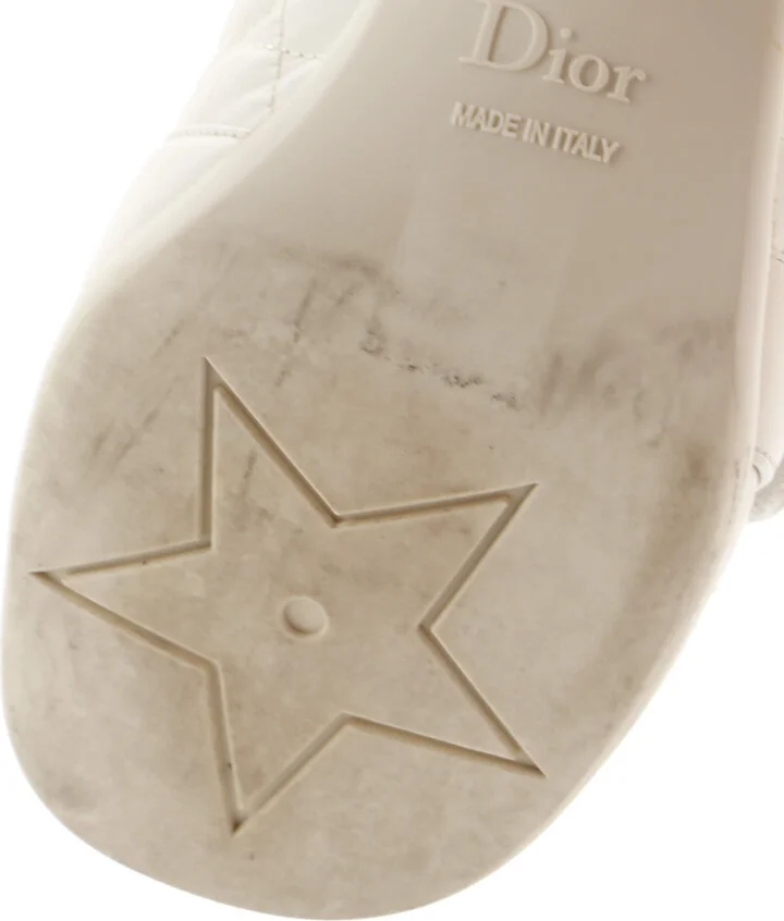 Christian Dior Women's Dio(r)evolution Heeled Slide Sandals Cannage Quilt Leather - Image 5