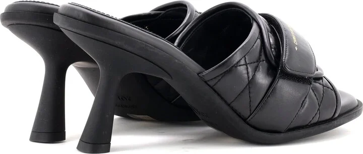 Christian Dior Women's Dio(r)evolution Heeled Slide Sandals Cannage Quilt Leather - Image 3