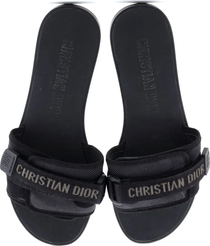 Christian Dior Women's Dio(r)evolution Slide Sandals Technical Fabric - Image 2