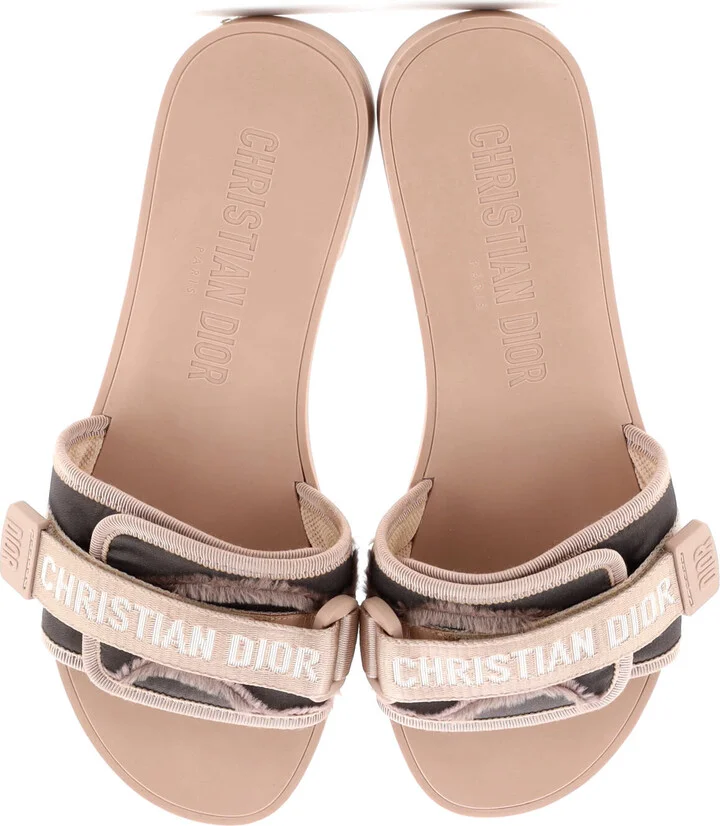 Christian Dior Women's Dio(r)evolution Slide Sandals Technical Fabric - Image 2