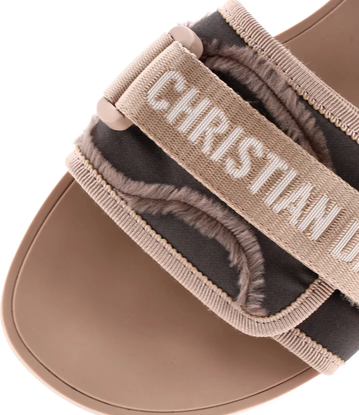 Christian Dior Women's Dio(r)evolution Slide Sandals Technical Fabric - Image 5
