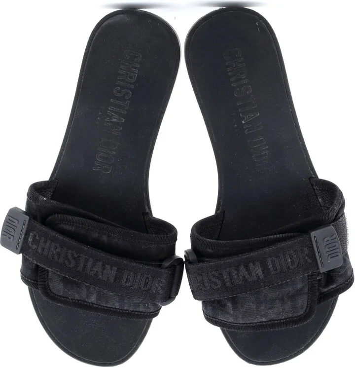 Christian Dior Women's Dio(r)evolution Slide Sandals Technical Fabric - Image 2