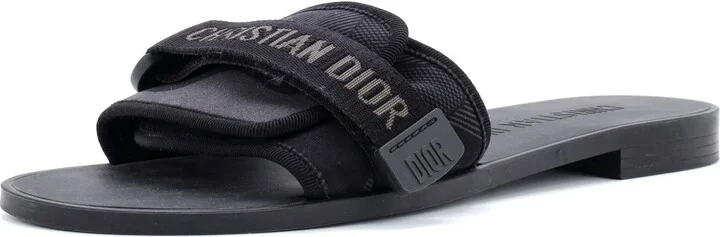 Christian Dior Women's Dio(r)evolution Slide Sandals Technical Fabric