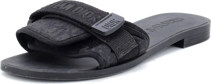 Christian Dior Women's Dio(r)evolution Slide Sandals Technical Fabric