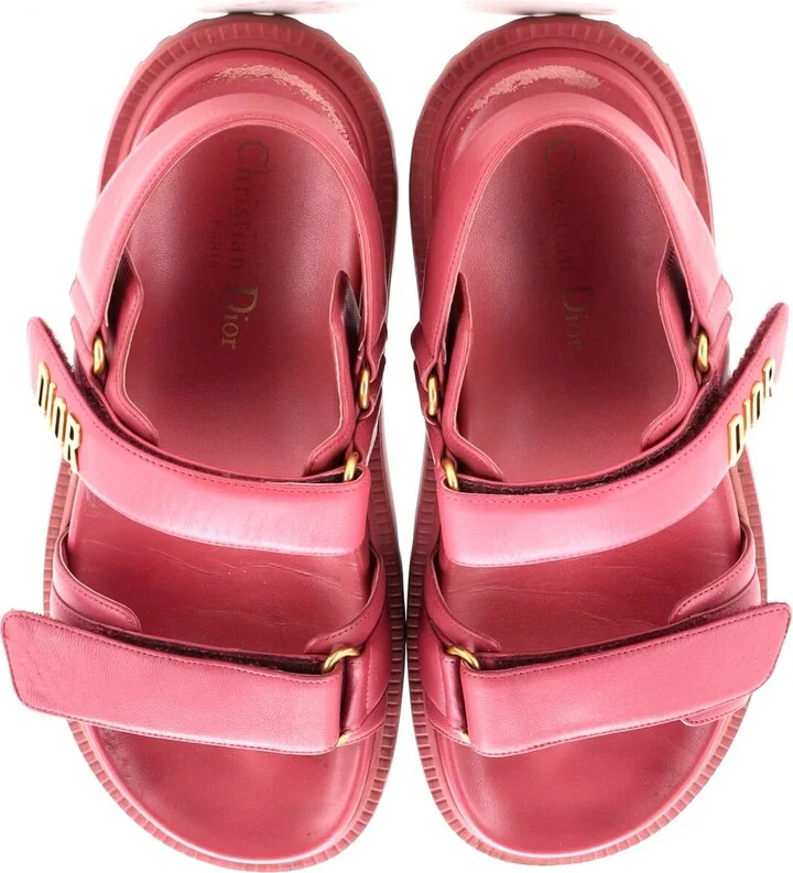 Christian Dior Women's DiorAct Sandals Leather - Image 2