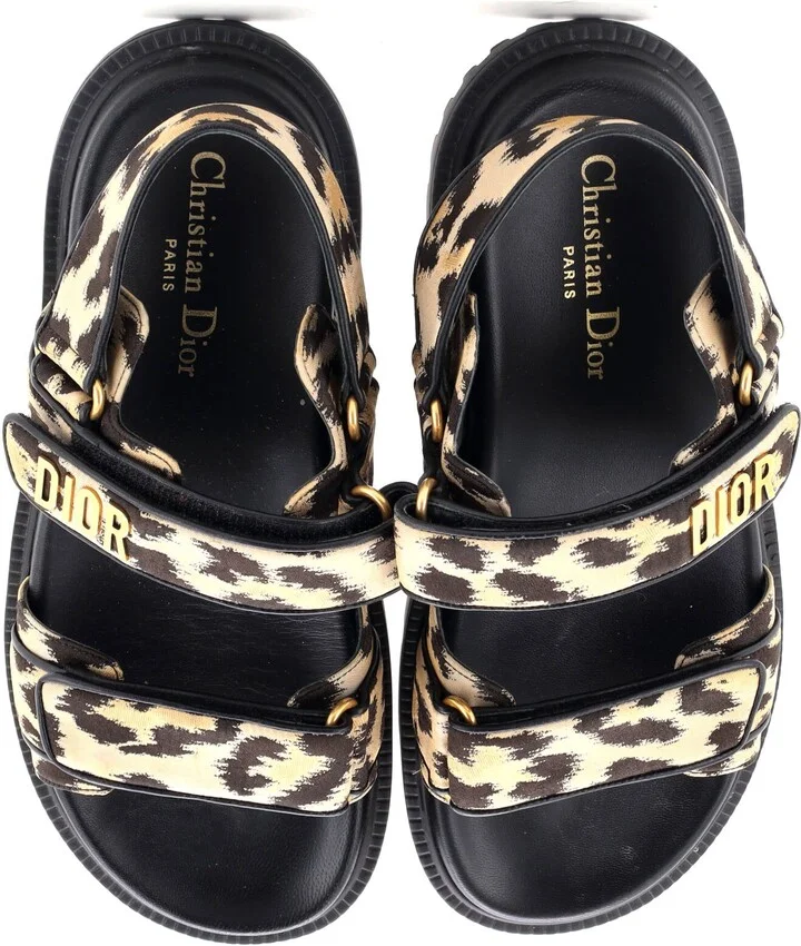 Christian Dior Women's DiorAct Sandals Printed Technical Fabric - Image 2
