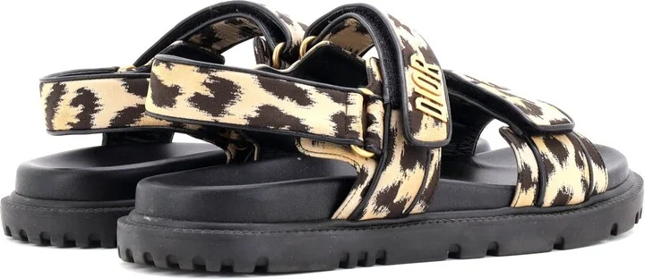 Christian Dior Women's DiorAct Sandals Printed Technical Fabric - Image 3
