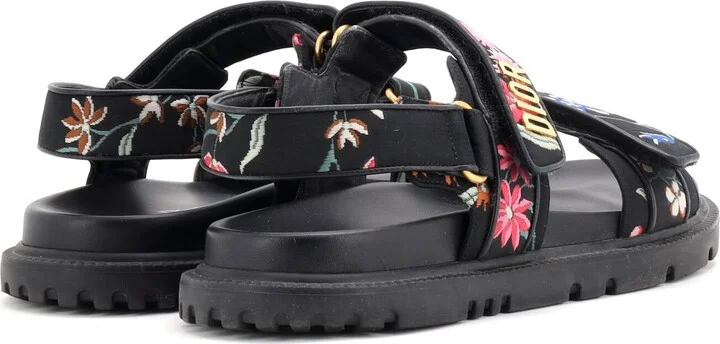 Christian Dior Women's DiorAct Sandals Printed Technical Fabric - Image 3