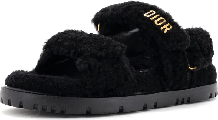 Christian Dior Women's DiorAct Sandals Shearling