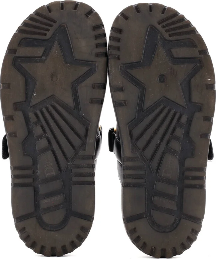 Christian Dior Women's DiorAct Slide Sandals Leather - Image 4