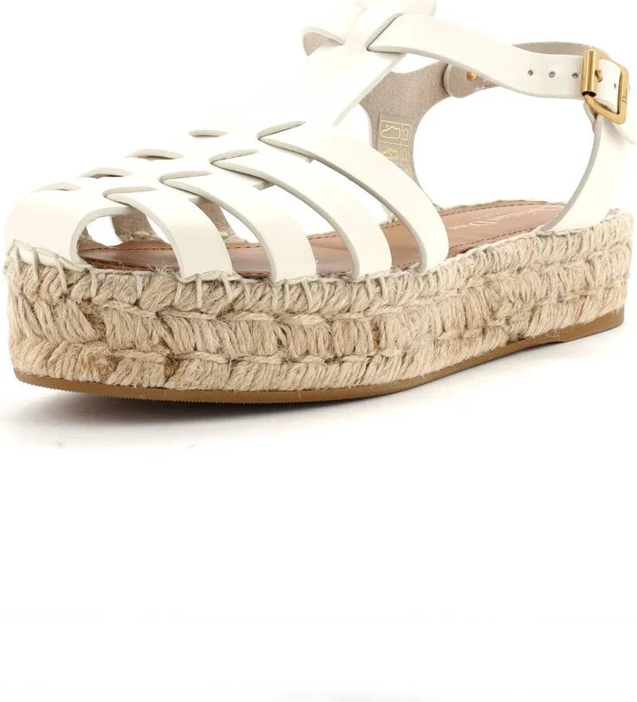 Christian Dior Women's Dioriviera Marine Espadrille Sandals Leather