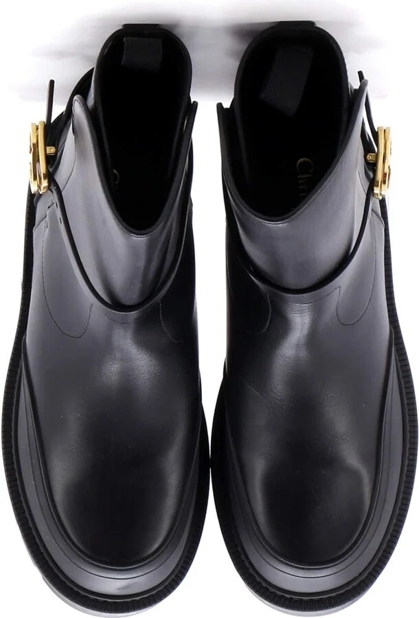Christian Dior Women's Empreinte Ankle Boots Leather with Rubber - Image 2