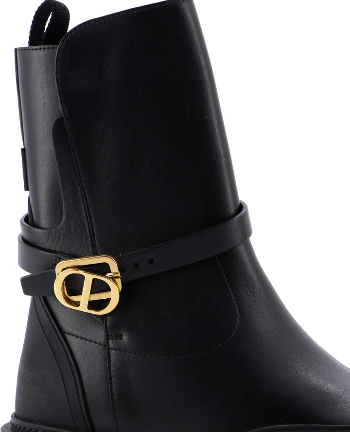 Christian Dior Women's Empreinte Ankle Boots Leather with Rubber - Image 5