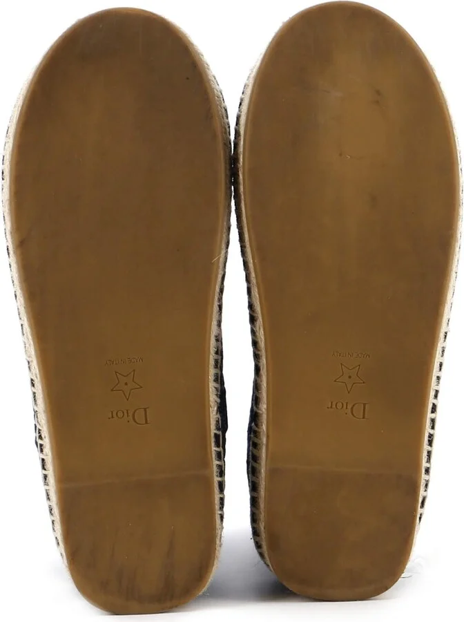 Christian Dior Women's Granville Espadrille Boots Velvet Oblique - Image 4