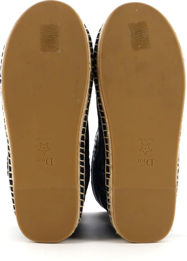 Christian Dior Women's Granville Espadrille Boots Velvet Oblique - Image 4