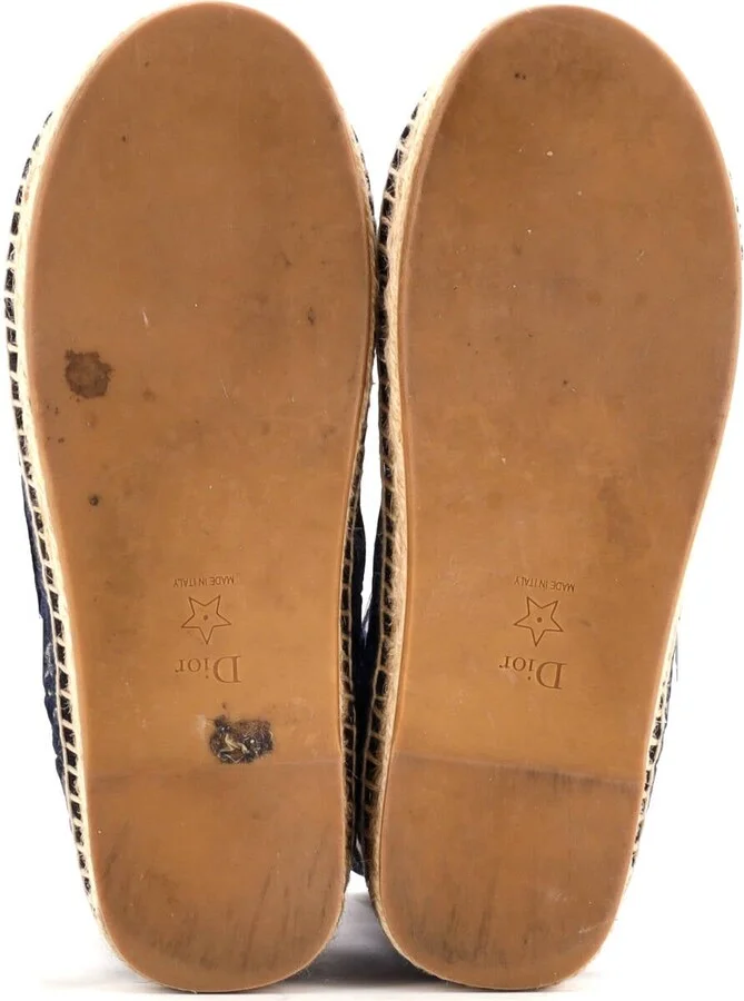 Christian Dior Women's Granville Espadrille Boots Velvet Oblique - Image 4