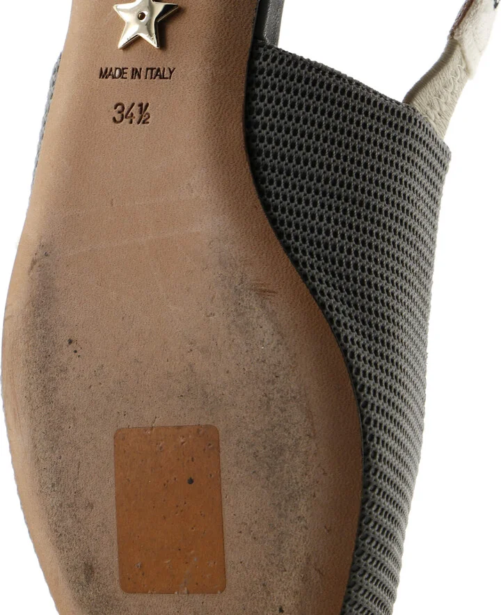 Christian Dior Women's J'adior Slingback Flats Cotton - Image 6