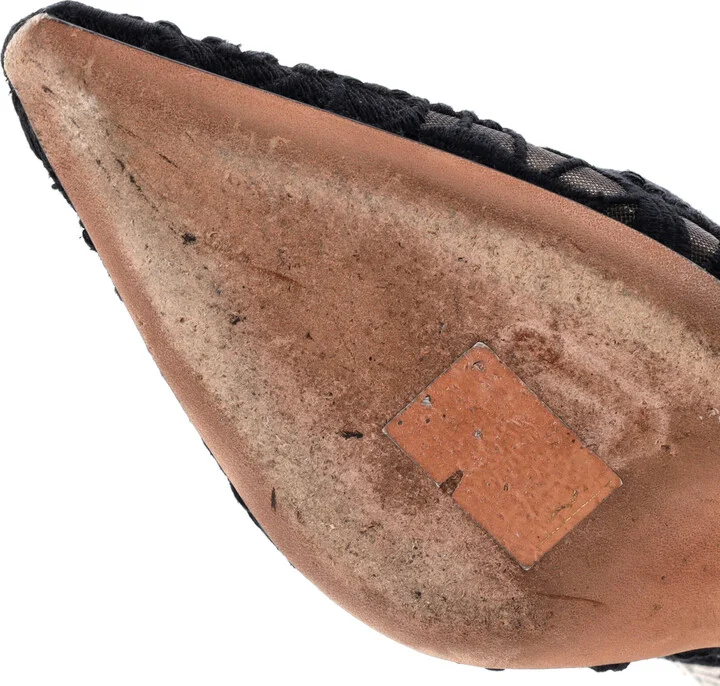 Christian Dior Women's J'Adior Slingback Pumps Embroidered Fabric 100 - Image 6