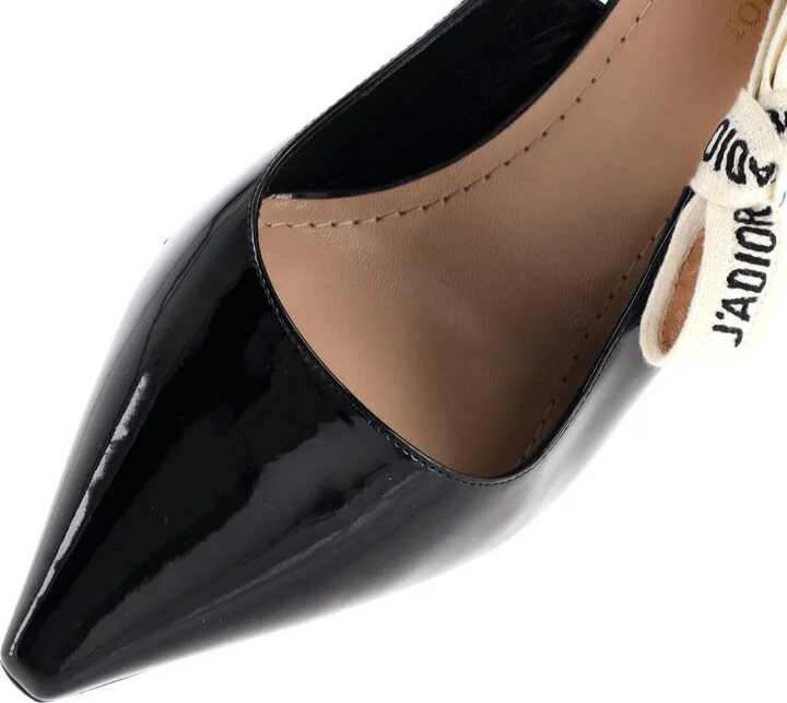 Christian Dior Women's J'Adior Slingback Pumps Patent 100 - Image 5