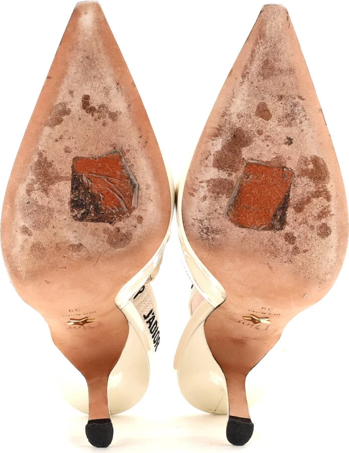 Christian Dior Women's J'Adior Slingback Pumps Patent 100 - Image 4