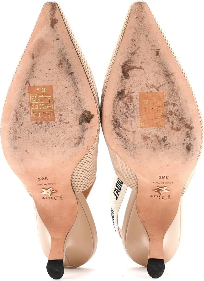 Christian Dior Women's J'Adior Slingback Pumps Technical Fabric 65 - Image 4